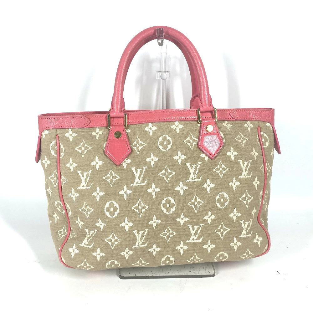 Louis Vuitton Bag Handbag Sabia Cabas Monogram Tote Pink Leather Canvas